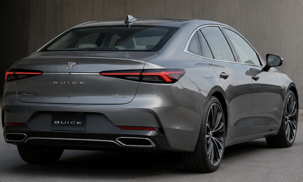 Buick Electra sedan rear three-quarter rendering