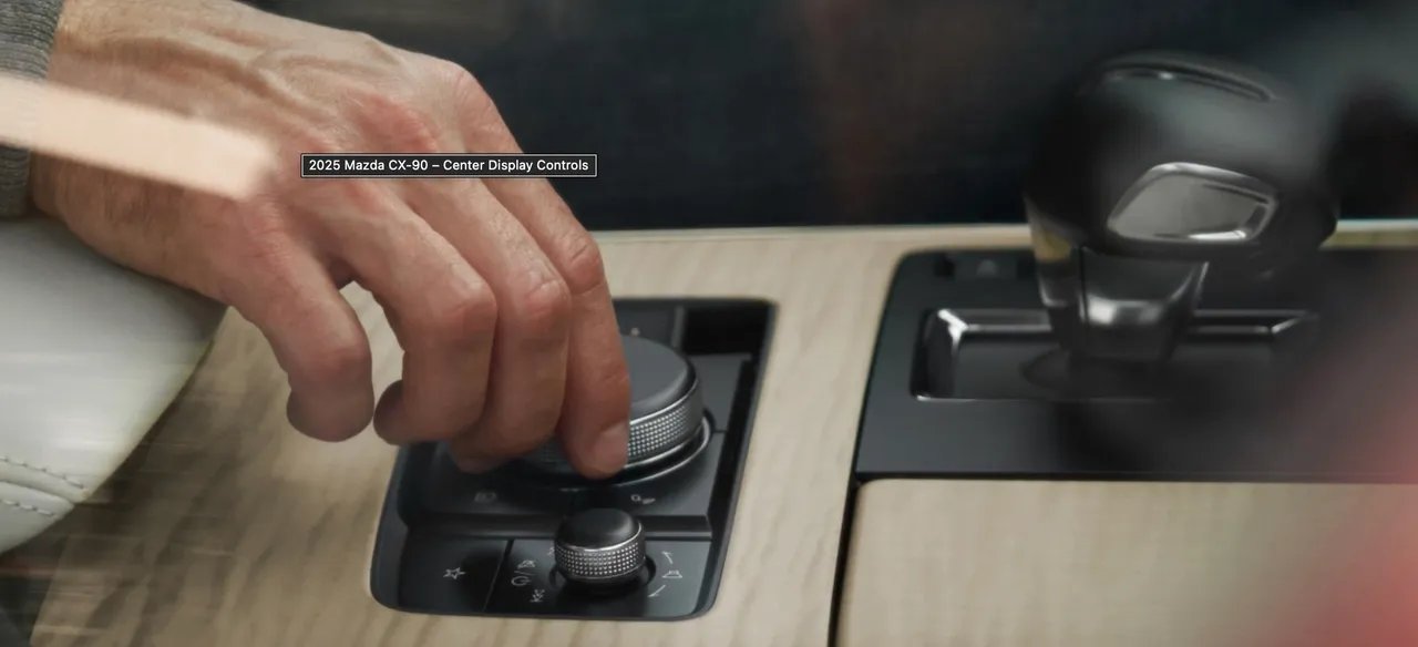 2025 Mazda CX-90 center display controls