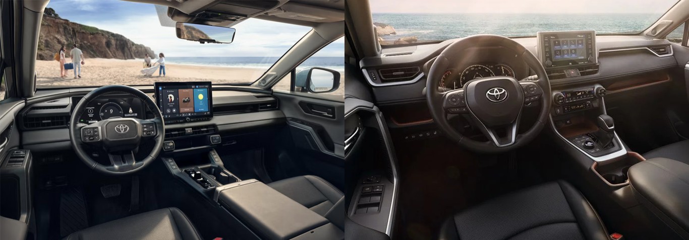2019 vs 2026 RAV4 interior comparison